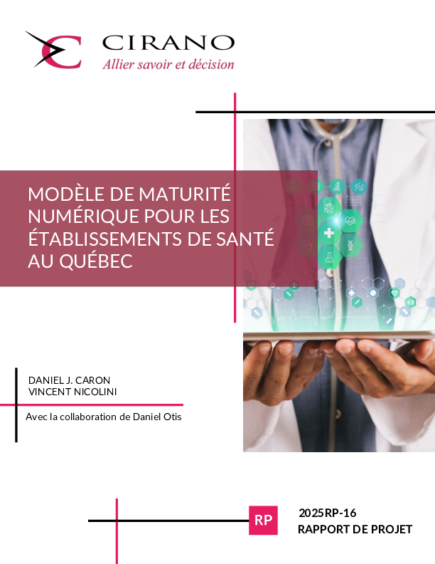Modèle de maturité numérique pour les établissements de santé au Québec