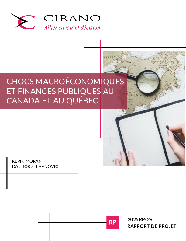 Chocs macroéconomiques et finances publiques au Canada et au Québec