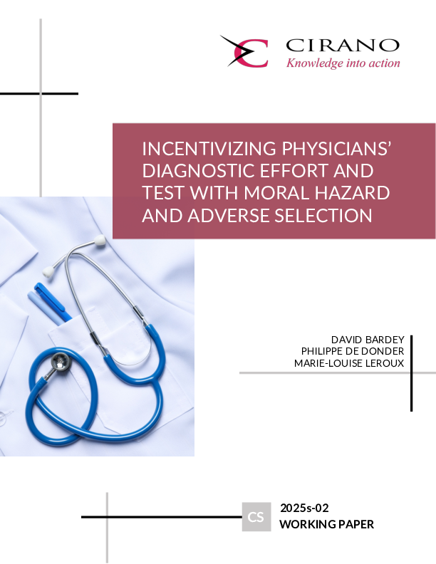 Incentivizing Physicians’ Diagnostic Effort and Test with Moral Hazard and Adverse Selection