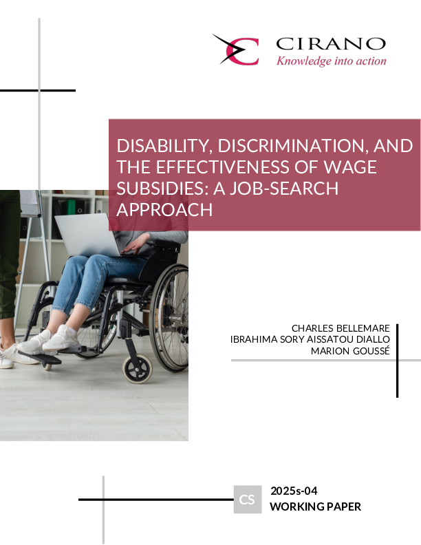 Disability, discrimination, and the effectiveness of wage subsidies: A job-search approach