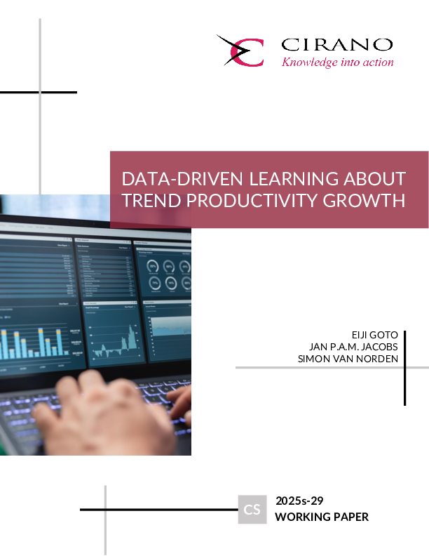 Data-Driven Learning About Trend Productivity Growth