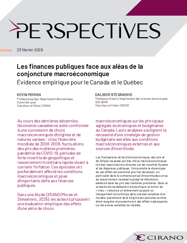 Les finances publiques face aux aléas de la conjoncture macroéconomique