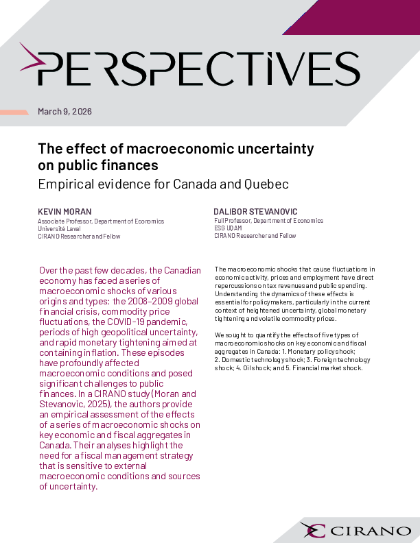 The effect of macroeconomic uncertainty on public finance