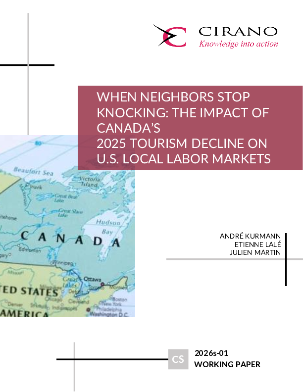 When Neighbors Stop Knocking: The Impact of Canada’s 2025 Tourism Decline on U.S. Local Labor Markets