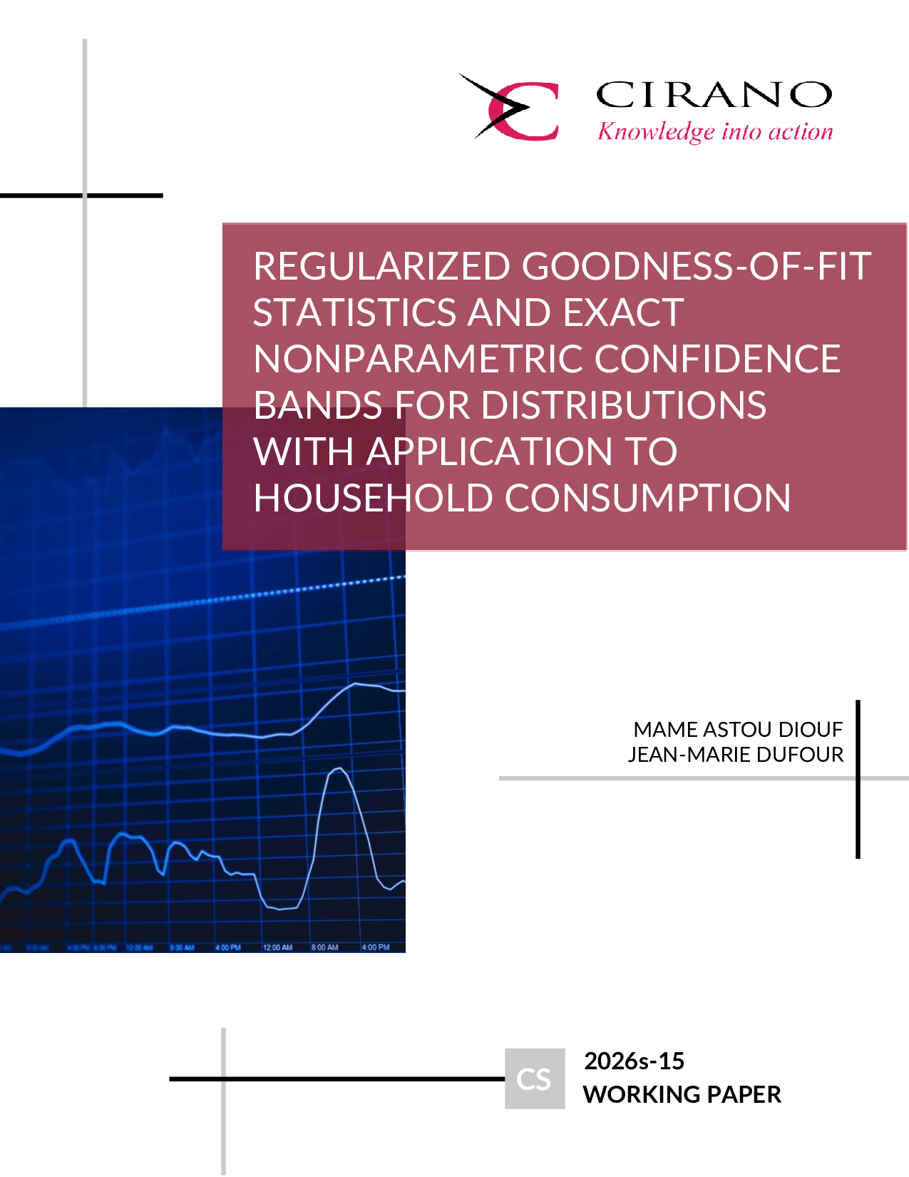 Regularized goodness-of-fit statistics and exact nonparametric confidence bands for distributions with application to household consumption