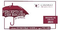 Publication of the CIRANO 2021 Barometer - Risk perception in Quebec