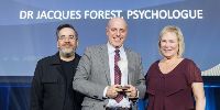 Jacques Forest received the Professional Award from the Ordre des psychologues du Québec