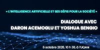 Dialogue with Daron Acemoglu and Yoshua Bengio on Artificial Intelligence