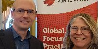 Geneviève Dufour takes part in an exchange meeting of the Canadian Productivity Initiative at McGill University