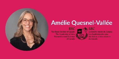 Amélie Quesnel-Vallée named Fellow of the Royal Society of Canada