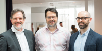 Martin Boyer, Philippe d’Astous and Pierre-Carl Michaud winners of the Financial Literacy Research Award